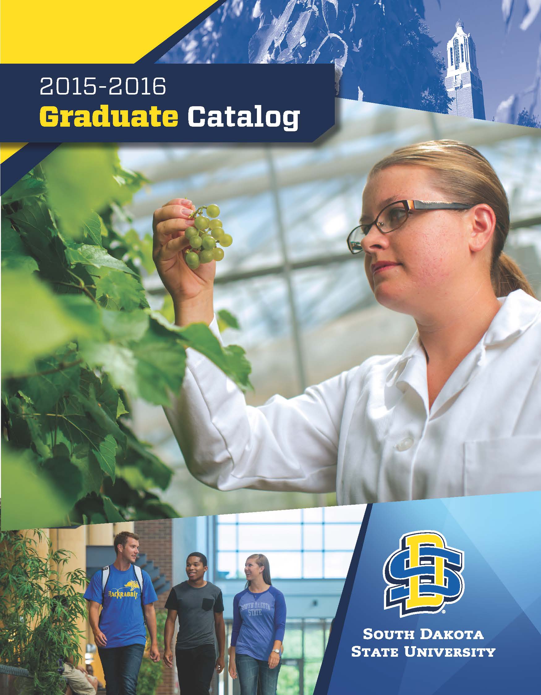 2015-2016 Graduate Catalog cover